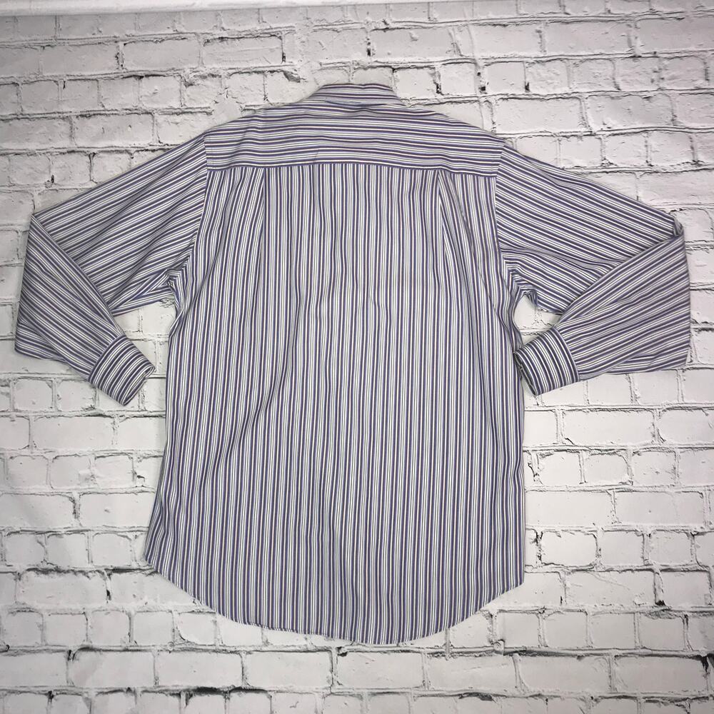 Scott Barber Horizontal Stripe Button Down - image 3
